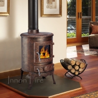 Round Multifuel Burning Stove S212